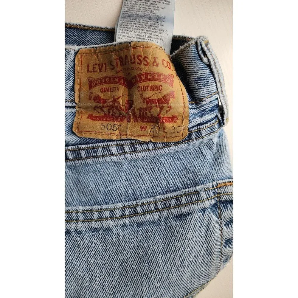 Levi Men's 505 Jeans Size 30x30